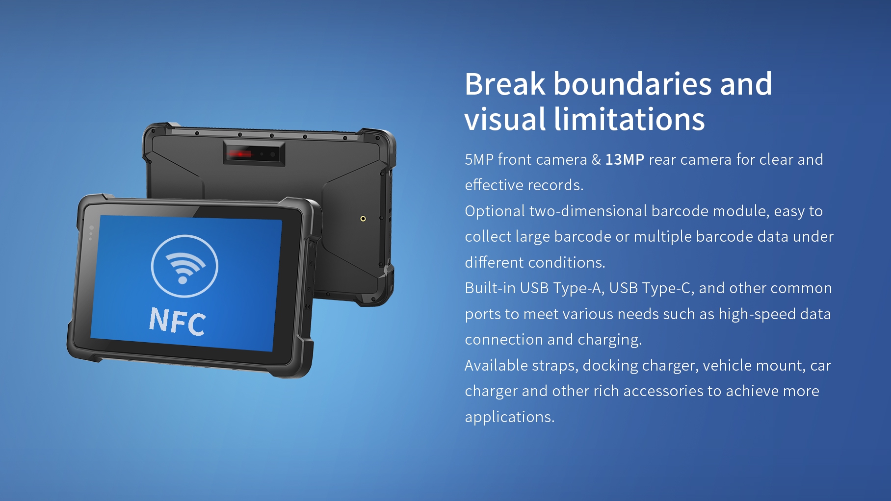 Break boundaries andvisual limitations