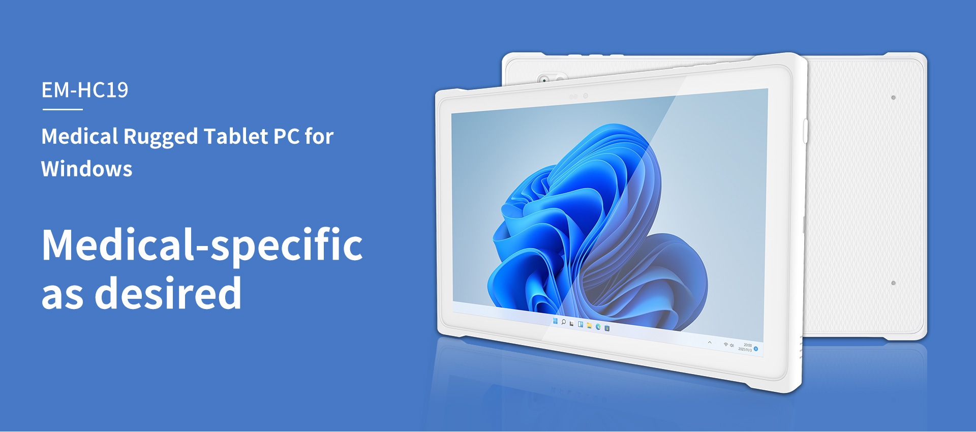 EM-HC19 Medical Rugged Tablet Pc forWindows