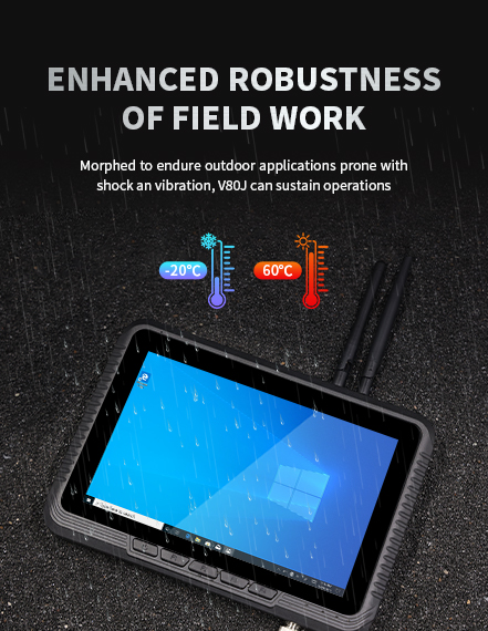 Morphed to endure outdoor applications prone with shock an vibration, V80J can sustain operationsfrom day to night.