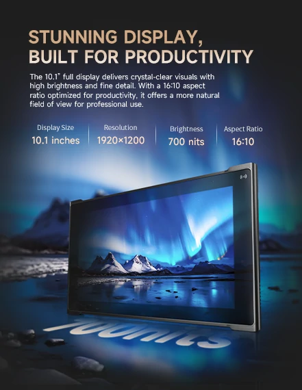 Stunning 10.1-inch Display