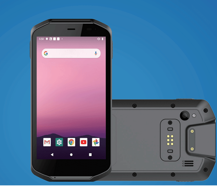 5'' Android: EM-Q51 UHF Rugged Handheld 5'' Android: EM-Q51 UHF Rugged Handheld