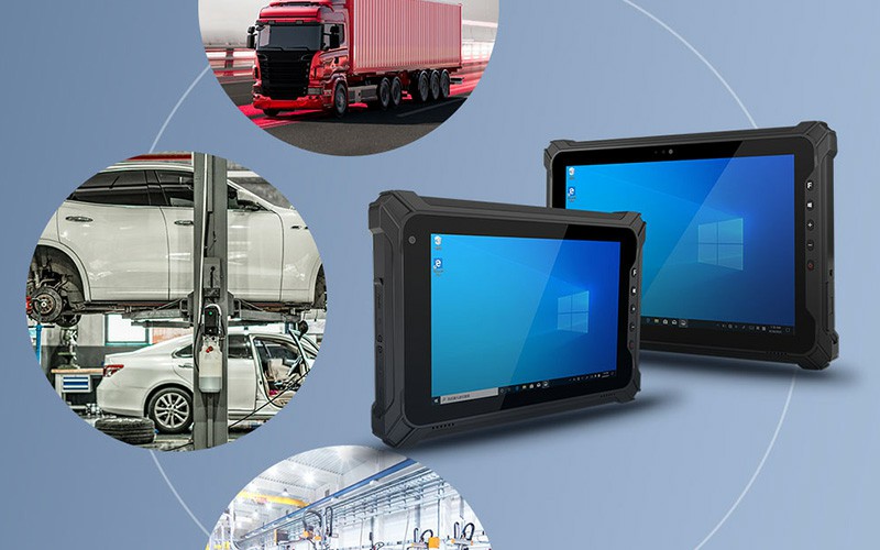 Rugged Tablets for Manufacturing Shop Floor, Warehousing, Automotives